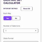 each way bet payout calculator